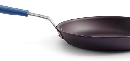 Misen Frigideira de aço carbono pré-temperada de 25 cm – frigideira leve e naturalmente antiaderente para cozinhar versátil – segura para forno a 260 °C – ideal para grelhar, refogar e fritar –